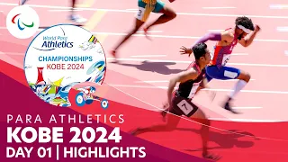 Para Athletics | Kobe 2024 Highlights - The Best Moments of Day 01