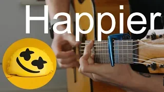 Happier - Marshmello (ft. Bastille) - Fingerstyle Guitar Cover