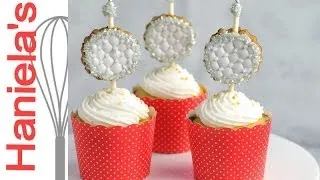 New Year's Eve Ball Drop Cupcakes, Cookie Pop Tutorial