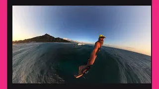 Downwind Foil surfing - LEAHI lucky 7 the addiction is real