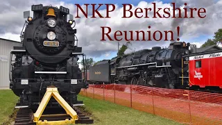 Berkshires In Bellevue 2021! NKP 757 + 765! In The Cab Experience and a Triple Train Meet!