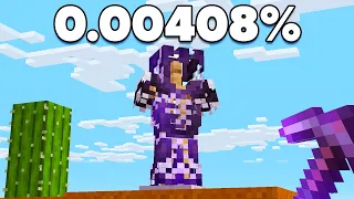 I Crafted Minecraft’s NEW Rarest Armor