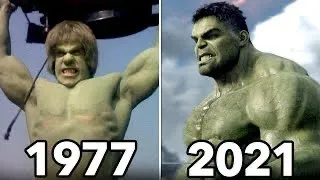 Evolution of HULK Movies & TV Series 1977 - 2021