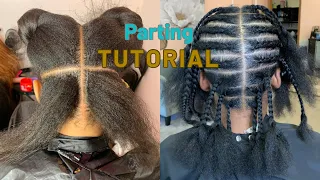 Get Clean Parts Every Time! How To Part for Braids | DETAILED Pre-Parting Tutorial