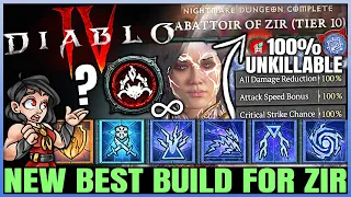 Diablo 4 - New Best IMMORTAL TRILLION DPS Abattoir of Zir Sorcerer Build - Ball Lightning - Guide!