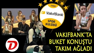 Şampiyon Vakıfbank'ta 6 kişinin vedası herkesi ağlattı