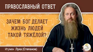 Зачем Бог делает жизнь людей такой тяжелой?  Игумен Лука (Степанов)