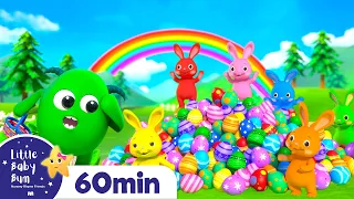 Rainbow Hopping Bunnies Happy Easter 🐰🌈 | Little Baby Bum | Nursery Rhymes for Babies