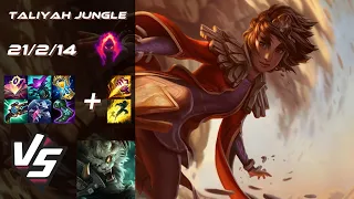 JUNGLE Taliyah vs Rengar - NA Challenger Patch 14.10