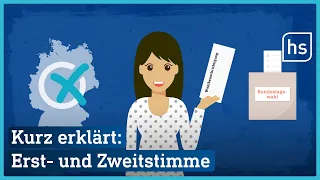 So funktionieren Erststimme und Zweitstimme bei der Bundestagswahl | hessenschau