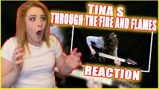 Tina S THROUGH THE FIRE AND FLAMES COVER | REACTION |