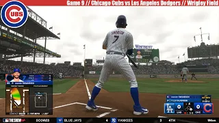 MLB THE SHOW 24 | Chicago Cubs vs Los Angeles Dodgers | Game 9