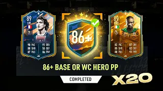 FIFA 23 20 x 86+ Base or World Cup Hero Player Pick Packs!