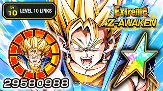 100% EZA STR LR SUPER VEGITO LEVEL 10 LINKS SHOWCASE!!!! Dragon Ball Z Dokkan Battle