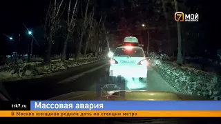 В Красноярске пьяный водитель устроил ДТП и едва не был избит