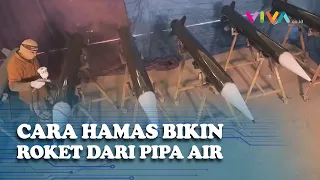 Israel Rilis Video Kekuatan Hamas, Buat Roket Mandiri dari Pipa Air Tanpa Bantuan Industri!