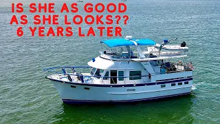 6 Years Later- DeFever 44 Trawler Tour-Part 2-Exterior... A Love/Hate Relationship!