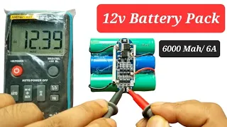 How to make 12v battery pack with BMS / 18650 Battery Pack