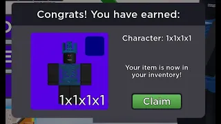 How I defeated the 1x1x1x1 boss and got the 1x1x1x1 skin (Roblox Arsenal)