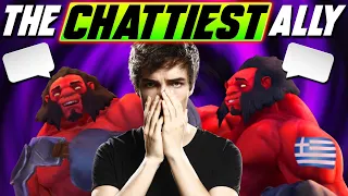This is the CHATTIEST ally I've EVER MET! - Dota 2 - Grubby