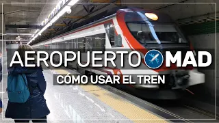 🚆 el tren del aeropuerto de MADRID | paso a paso #139