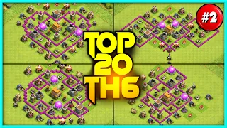 New Best Th6 base link War/Trophy Base (Top20) With Link in Clash of Clans - th6 war base 2022