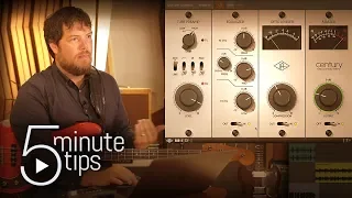 5-Min UAD Tips: Recording Electric Guitar & Bass with Century Tube Channel Strip