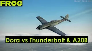 FW190D-9 Vs P47 & A20B - IL-2 Battle of Bodenplatte