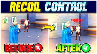 How To Control Recoil In Free Fire 🔥| Headshot Recoil Problem Solved | No Recoil | Increase Accuracy