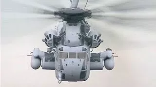 새롭게 개량된 미 중량 수송헬기 킹스탈리온 전투데모 CH 53K King Stallion Heavy Lift Helicopter Combat Demo