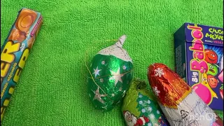 ASMR chocolate 🍫 new year😋Babol👅meller #candy #sweets #lollipops #unpackingsweets