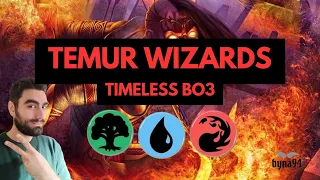 TEMUR WIZARDS Timelss BO3  #mtgarena #mtgita #mtg