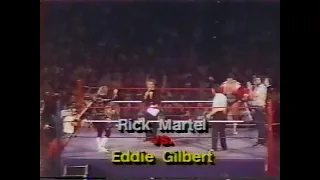 Rick Martel vs Eddie Gilbert   Pro Wrestling USA Oct 6th, 1984