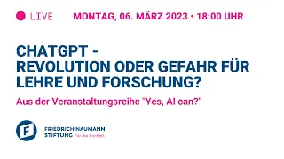 ChatGPT - Revolution oder Gefahr für Lehre und Forschung?