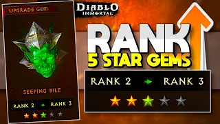 How to UPGRADE a 5 Star gem from 2 stars to 3 stars - Diablo Immortal