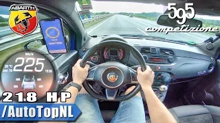 Abarth 595 Competizione 218 HP Elmerhaus AUTOBAHN POV by AutoTopNL