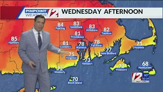 WPRI 12 Weather Forecast 6/4/24  Warm Sunshine Wednesday