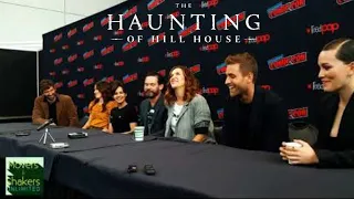 2018 New York Comic Con EXCLUSIVE: Netflix's THE HAUNTING OF HILL HOUSE Press Conference