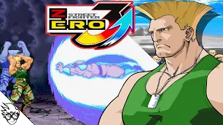 Street Fighter Zero 3 Upper (Arcade / 2001) - Guile [Playthrough/LongPlay]