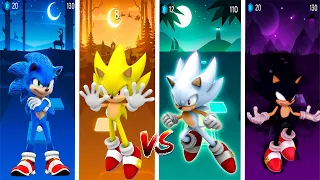Sonic - Super Sonic - Hyper Sonic - Dark Sonic | Tiles Hop EDM Rush!
