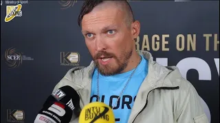 EMOTIONALLY CHARGED OLEKSANDR USYK GOES INTO THE EFFECT THE JOSHUA FIGHT CAN HAVE ON UKRAINE