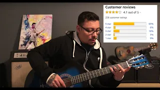 $40 Amazon Best Choice 38' Guitar Unboxing & Review