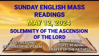 MAY 12, 2024  ENGLISH SUNDAY MASS READINGS | SOLEMNITY OF THE ASCENSION OF THE LORD