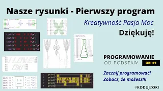 Nasze rysunki - Pierwszy program! - Kreatywność, pasja, moc!!! Dziękuję!!!