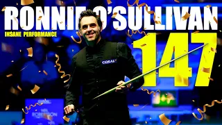 INSANE 147 BY RONNIE O'SULLIVAN! WOW!