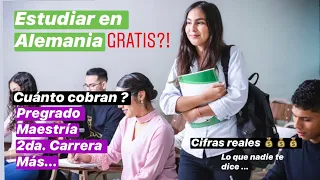 Cuánto cuesta ESTUDIAR en Alemania? 50 Eur/mes y menos!!! 💰