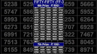 FIFTY-FIFTY FF-3 12/06/2022 | KERALA LOTTERY RESULT
