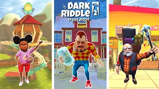 Dark Riddle 2 Hack Mod Menu New Updater ( MOD ALL SKINS ) : FUN GAME ( Android/IOS ) Part 24