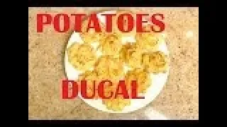 Герцогский картофель🥔 украшение для 🌼праздничного стола   DUCAL POTATOES for the HOLIDAY TABLE