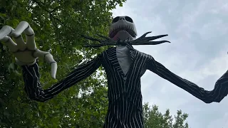 NEW 2023! 13 FT JACK SKELLINGTON!! Nightmare Before Christmas Animatronic, Unboxing And Full Demo!